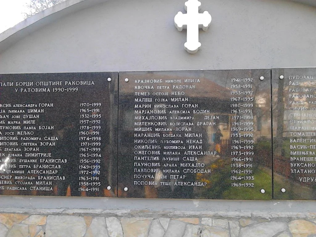ПОЛАГАЊЕ ВЕНАЦА НА СПОМЕНИК ПАЛИМ БОРЦИМА ОПШТИНЕ РАКОВИЦА — фотографија 1